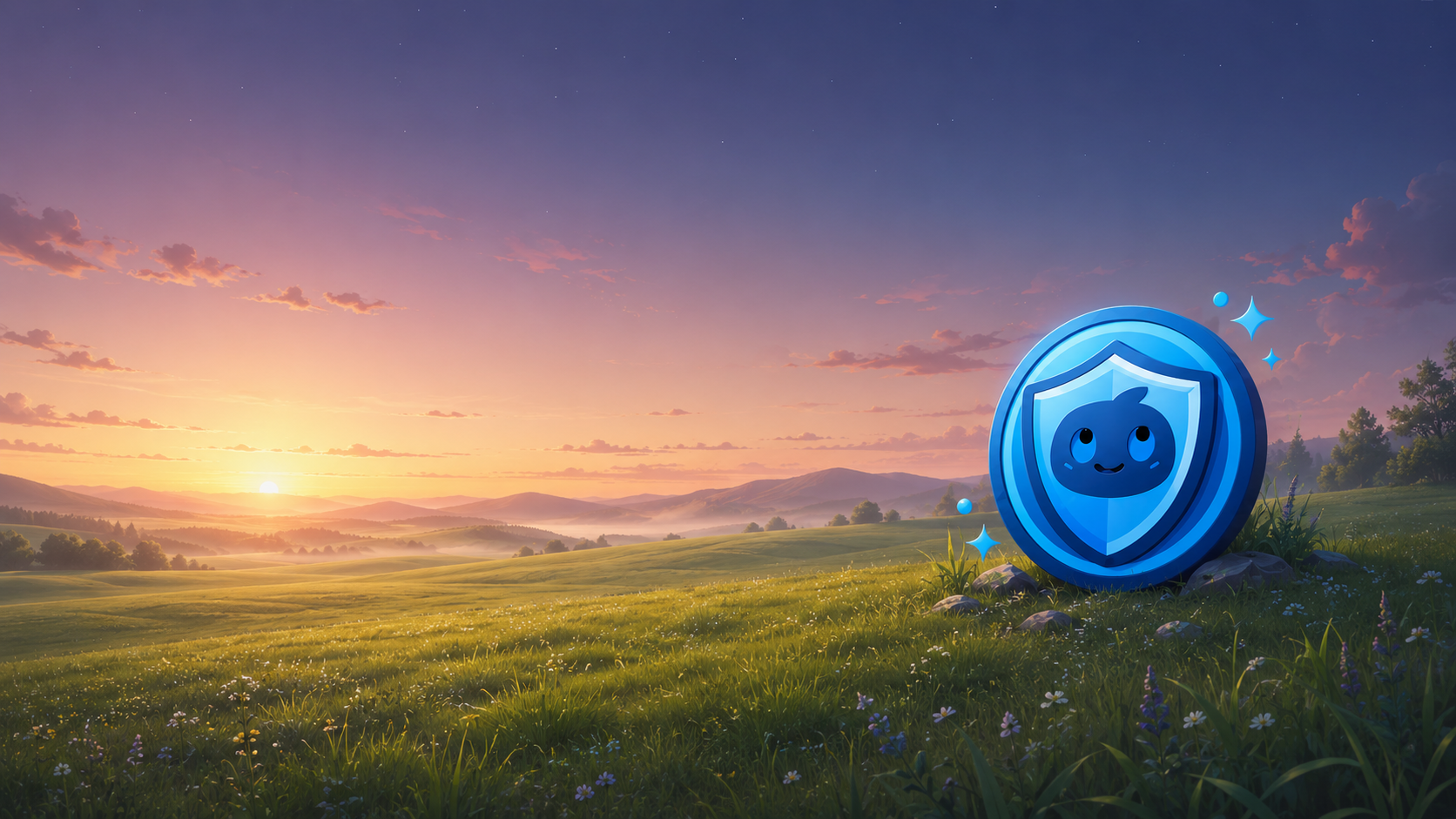 Virexon Guardian in a wide landscape